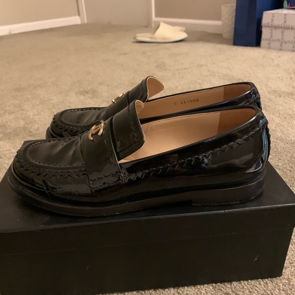 Chanel Black Loafer size 36.5 - Picture 4 of 8